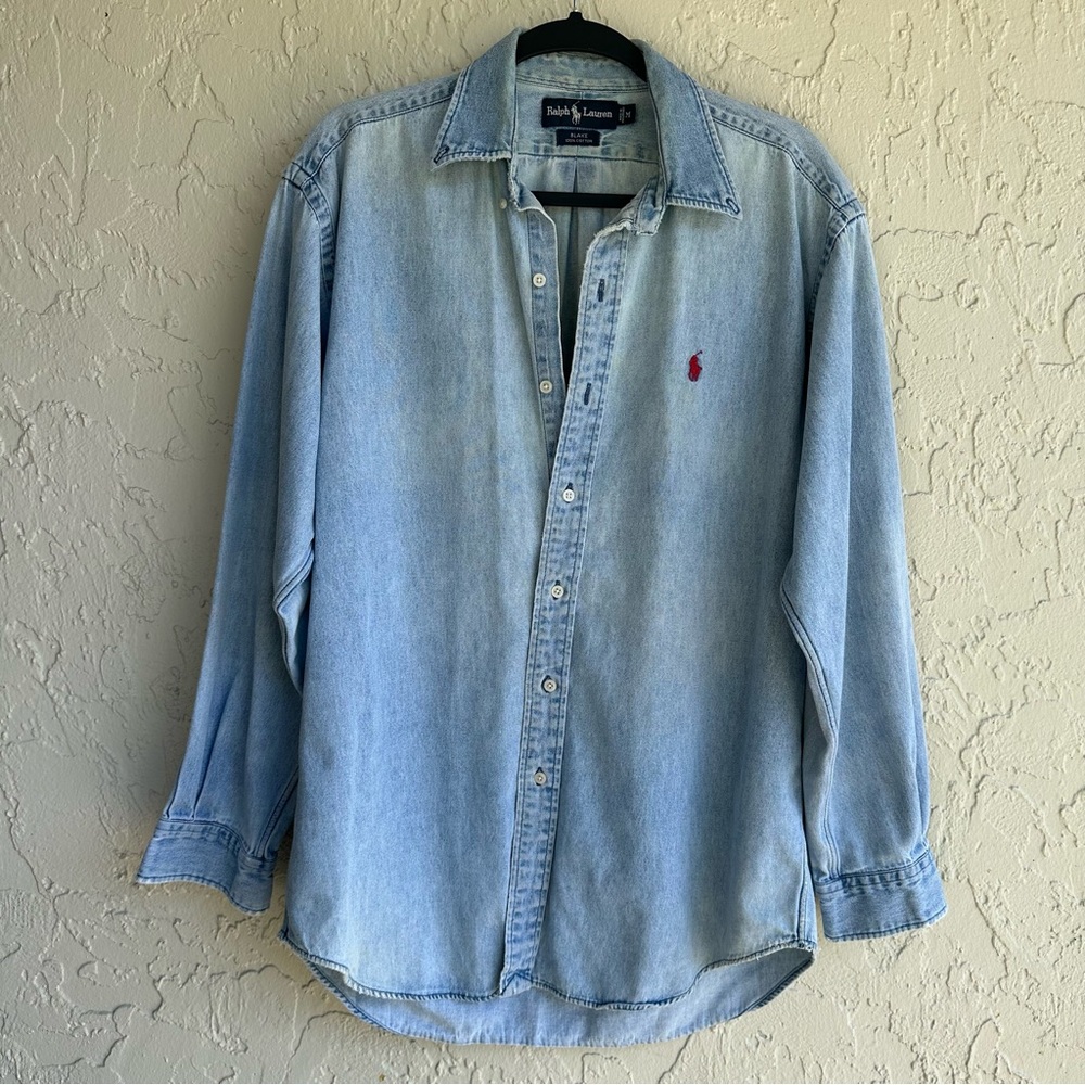 Ralph Lauren Light Blue Casual Button Down Shirt